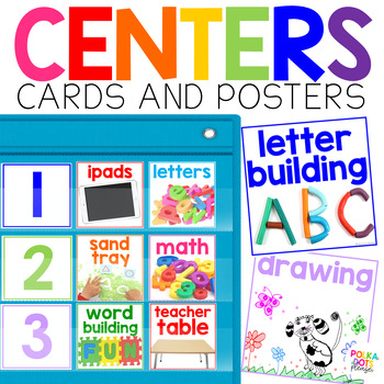 Preview of Center Signs with Labels and Center Rotation Chart Cards