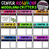 Center Rotation Bulletin Board {Woodland Critters Edition}