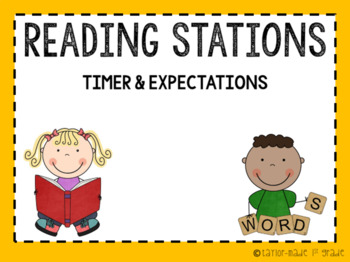 Preview of Centers / Stations Rotation PowerPoint - EDITABLE - Now With Video Timers!