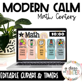 Center Rotation Slides For Math - Powerpoint | MODERN CALM