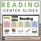 Center Rotation Slides | Guided Reading | Literacy Centers