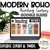 Center Rotations Slides For Reading - Google Slides | BOHO