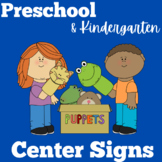 Center Centers Signs Posters | Preschool Kindergarten 1st 