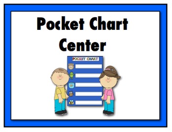 Pocket Chart Center Signs