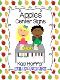 Center Signs {Apples}