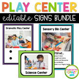 Center Signs Bundle for Play-based Centers in Pre-school a