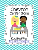 Center Signs {Chevron}