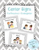 Center Signs (Gray/White)