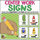 Center Signs/Posters Flexible Work Choice  {Must Do, May D