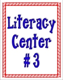 Center Signs for Literacy and Math Centers