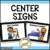 Center Signs for Preschool & Pre-K