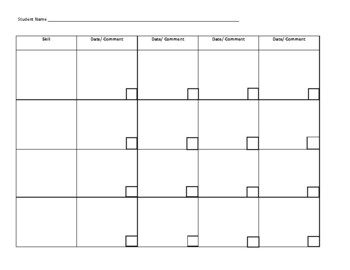 Center Skills Tracking Sheet by Prime and Compsite | TPT