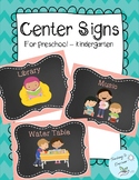 Center Signs (Pink)