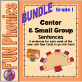 Center and Small Group Decodable Sentences BUNDLE - FUNdam