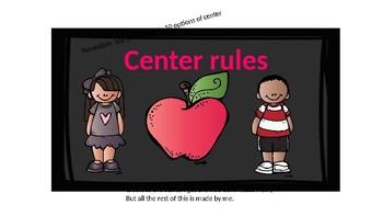 Preview of Center rules