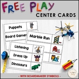 Free Play / Centers / Choice Time Cards (Boardmaker Symbols)