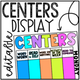 Editable Centers Display