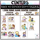 Centers Expectations Sort FREEBIE