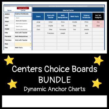 Preview of Centers Planning Bundle