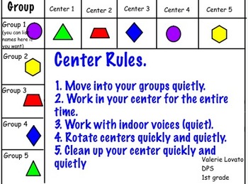 Preview of Centers Rotation Grid