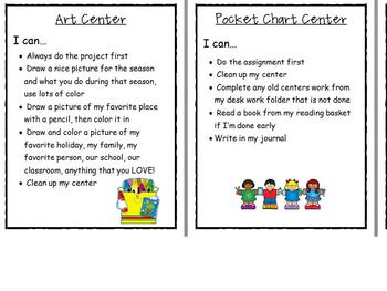 Preview of Centers Task Cards