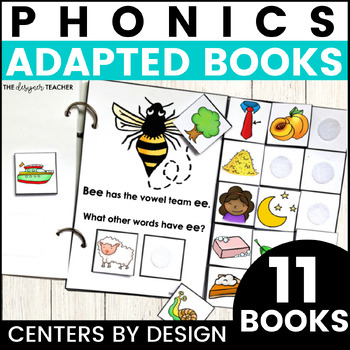 Centers by Design: Phonics Adapted Books BUNDLE