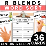 Centers by Design: R Blends Word Sort Consonant Blends Pho