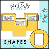 Centers by Design: Sorting 2D Shapes File Folder Tasks