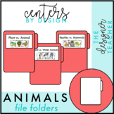 Centers by Design: Sorting Animals File Folder Tasks