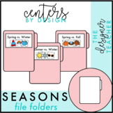 Centers by Design: Sorting Seasons File Folder Tasks