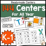 Year-Long Literacy Centers for Kindergarten & 1st Grade: W
