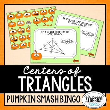 Preview of Centers of Triangles | Bingo Game