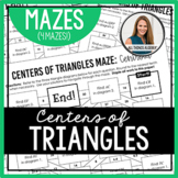 Centers of Triangles (Circumcenter, Incenter, Centroid) | Mazes