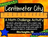 Centimeter City: Measurement, Area & Perimeter Challenge