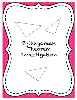 Preview of Centimeter Cube Pythagorean Theorem Investigation
