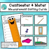 Centimeter and Meter Unit of Measurement Sorting Cards