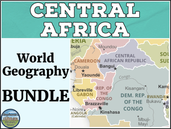 Preview of Central Africa World Geography Bundle