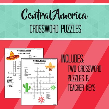 Central America Crossword Puzzles by 422History TPT