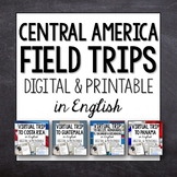 Central America Virtual Field Trip in English Bundle