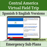 Digital Emergency Spanish Sub Plans - Central America Span