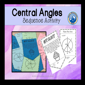 Preview of Central Angle Sequence Activity