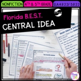 Central Idea - 4th & 5th Grade Florida BEST Standards - EL