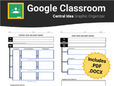 Central Idea Graphic Organizers for Google Classroom
