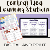 Central Idea Learning Stations (Author's Purpose & Evidenc