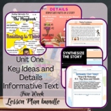 Central Idea Supporting and Details Nonfiction Bundle