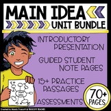Main Idea and Supporting Details Unit Bundle: Print and Digital