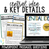 Central Idea PowerPoint & Passages | Central Idea & Suppor