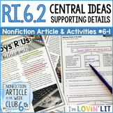Central Idea and Details RI.6.2 | Toys R Us: The End of an