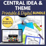 Central Idea and Theme PRINTABLE and DIGITAL BUNDLE | Midd