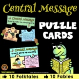 Central Message of Folktales and Fables Puzzle Cards